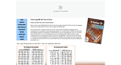 Desktop Screenshot of gitarren-grifftabellen.de